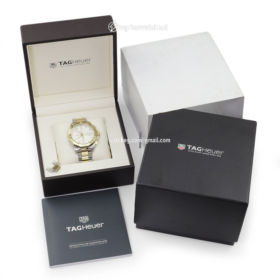 TAG Heuer Aquaracer Mens watch Unisex Automatic Gold Steel CAY2121-0 3