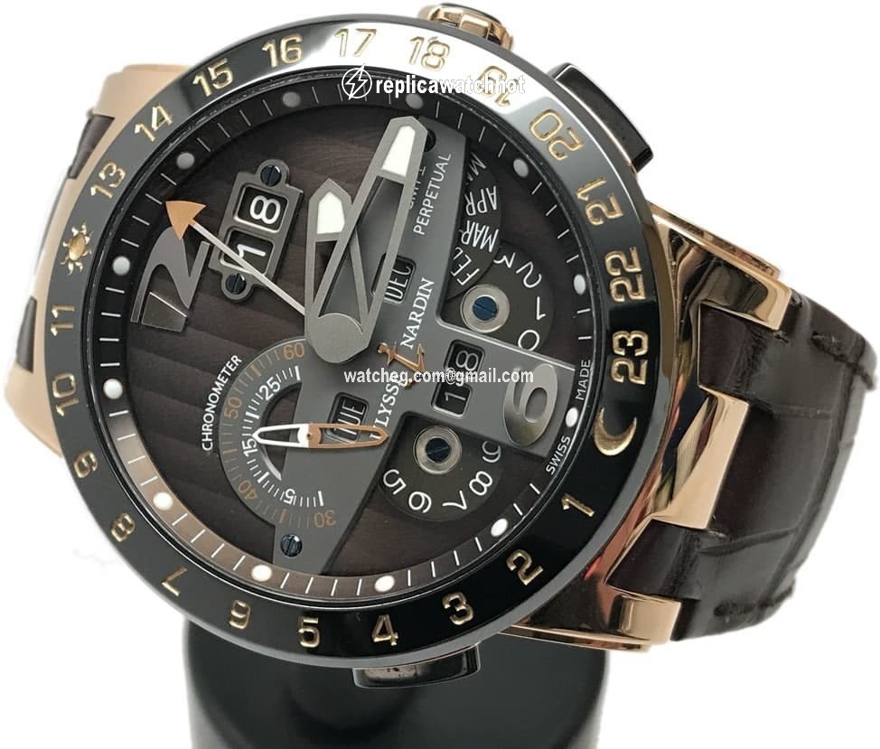 Ulysse Nardin El Toro  Black Toro Mens watch Unisex Automatic Rose gold 323-00 3
