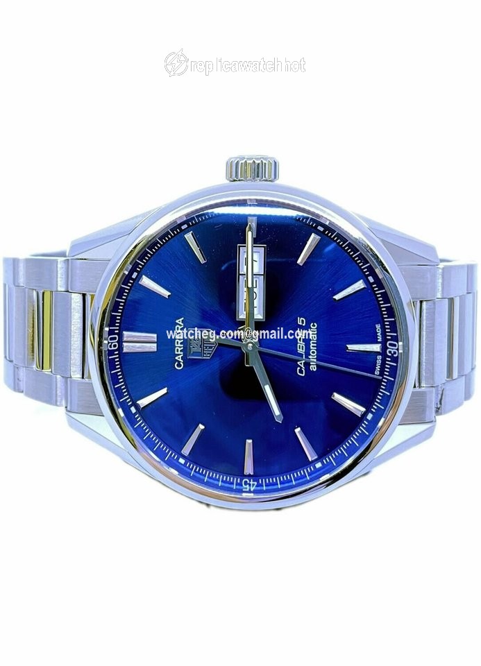 TAG Heuer Carrera Calibre 5 Mens watch Unisex Automatic Steel WAR201E 3