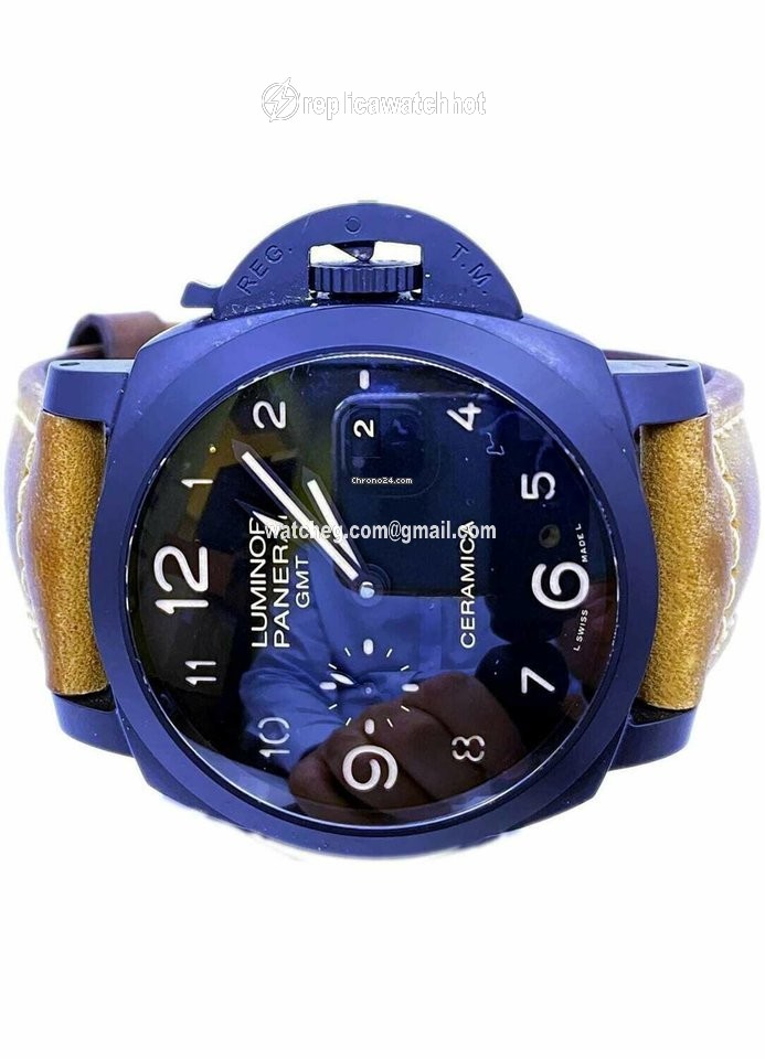 Panerai Luminor 1950 3 Days GMT Automatic Mens watch Unisex Automatic Ceramic GMT PAM00441 3