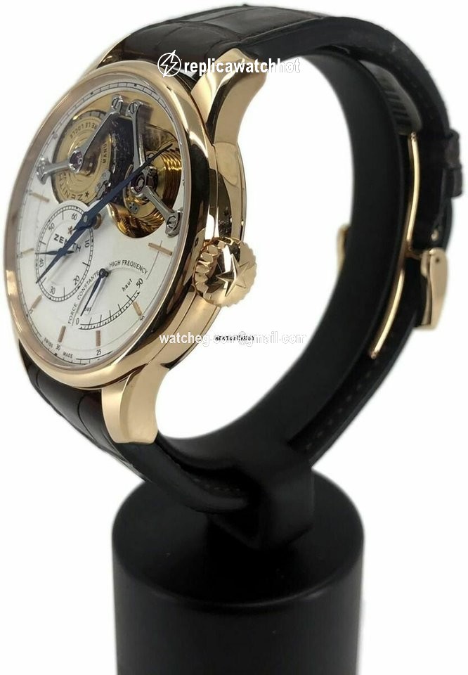 Zenith Academy Mens watch Unisex Manual winding Rose gold 182210481001C713 3
