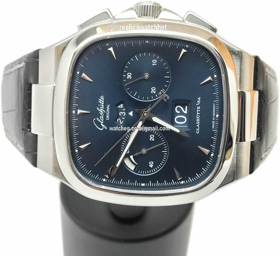 Glashtte Original Seventies Chronograph Panorama Date Mens watch Unisex Automatic Steel 1-37-02-03-02-30 3