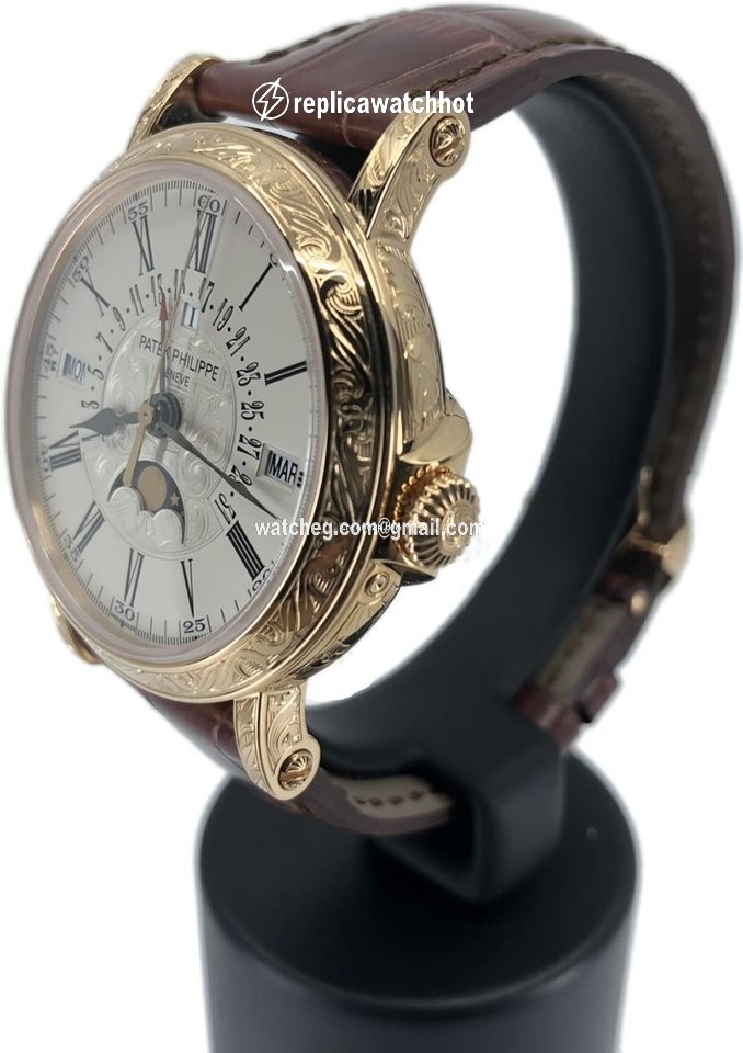 Patek Philippe Perpetual Calendar Mens watch Unisex Automatic Rose gold 5160R-001 3