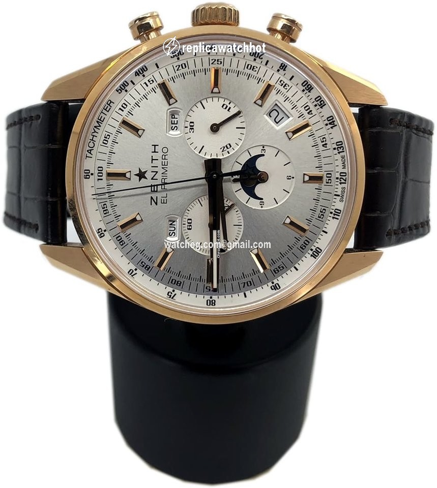 Zenith El Primero 410 Mens watch Unisex Automatic Rose gold 18.2091.410 01.C494 3