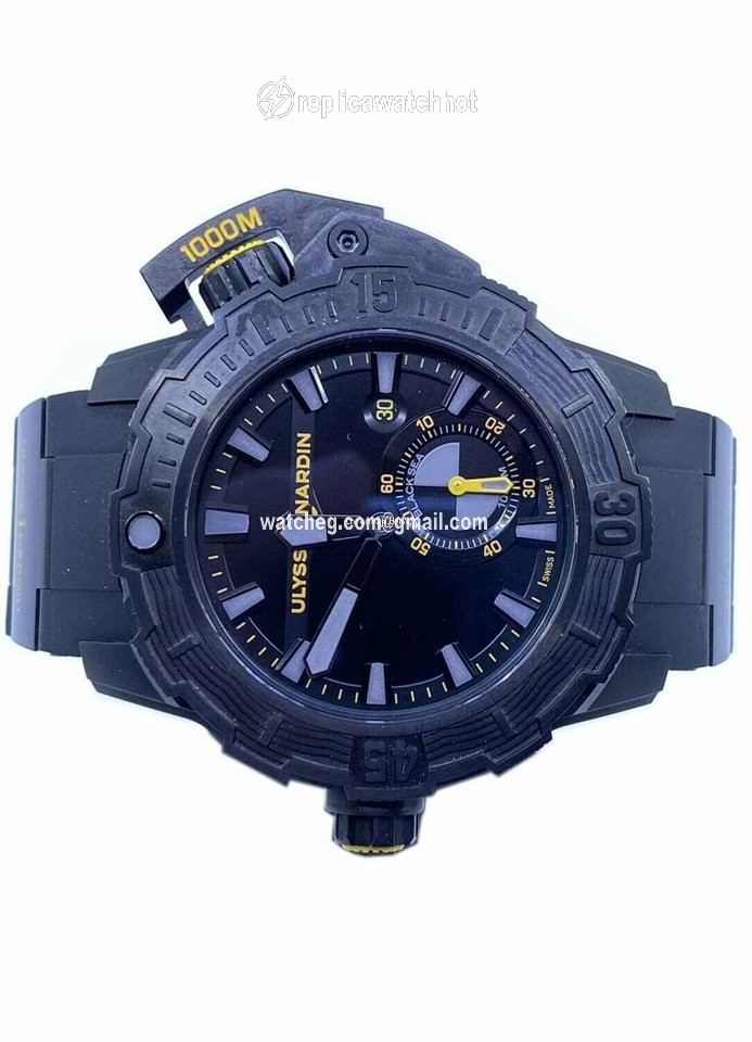 Ulysse Nardin Mens watch Unisex Automatic Titanium 3203-500LE-3 BLACK-OMW 3
