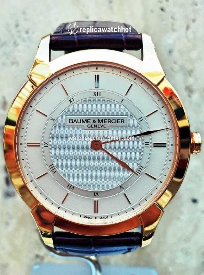 Baume & Mercier William Baume Mens watch Unisex Manual winding Rose gold 8794 3