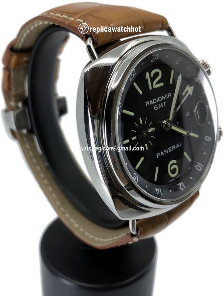 Panerai Radiomir GMT Mens watch Unisex Automatic Steel GMT PAM00184 3