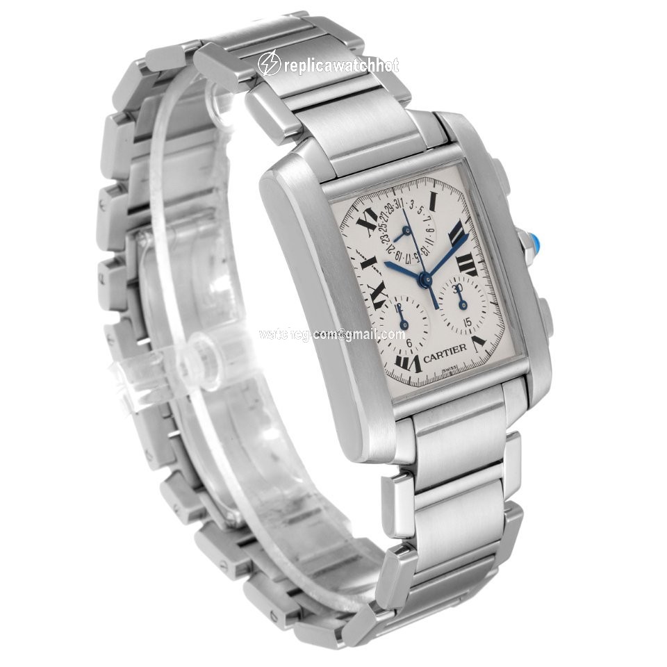 Cartier Tank Francaise Mens watch Unisex Quartz W51001Q3 3