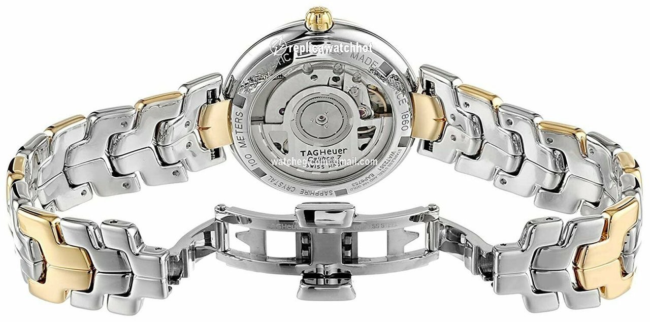 TAG Heuer Link Lady Automatic Gold Steel WAT2351.BB0957 WAT2351BB0957 3