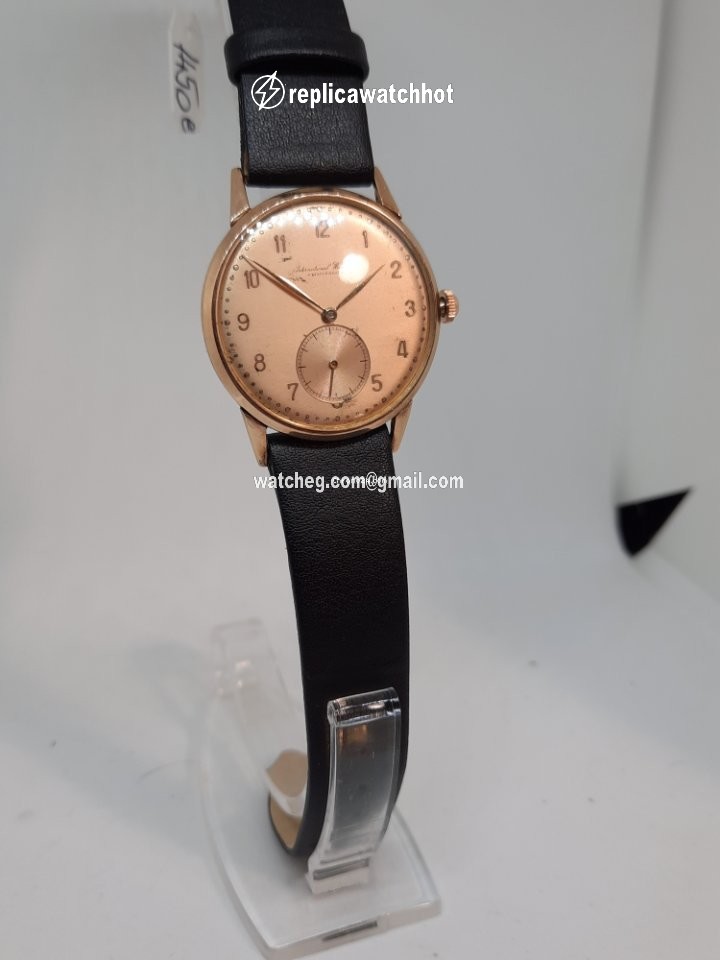 IWC Mens watch Unisex Manual winding Rose gold c62 3