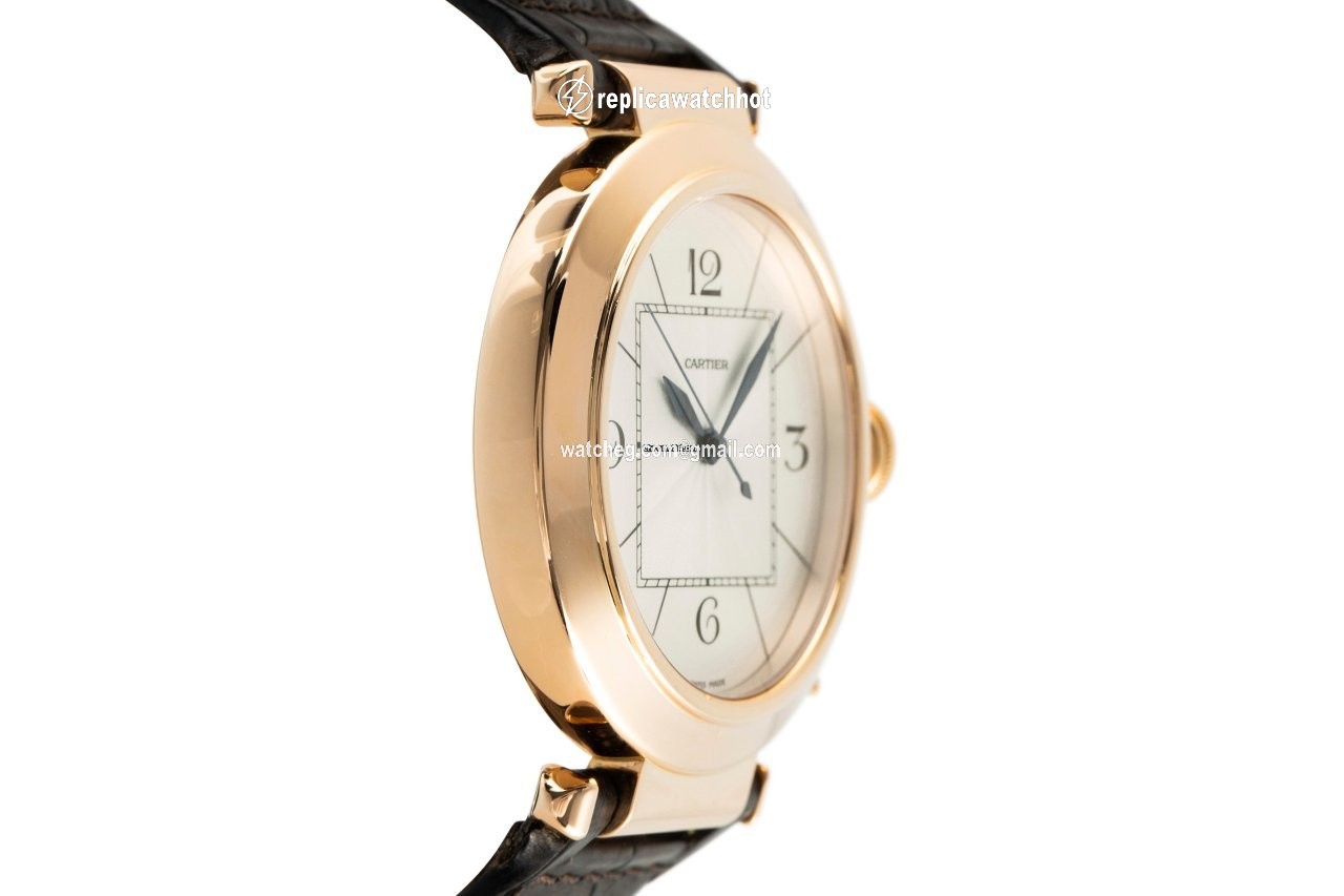 Cartier Pasha Mens watch Unisex Automatic Red gold 2770 3