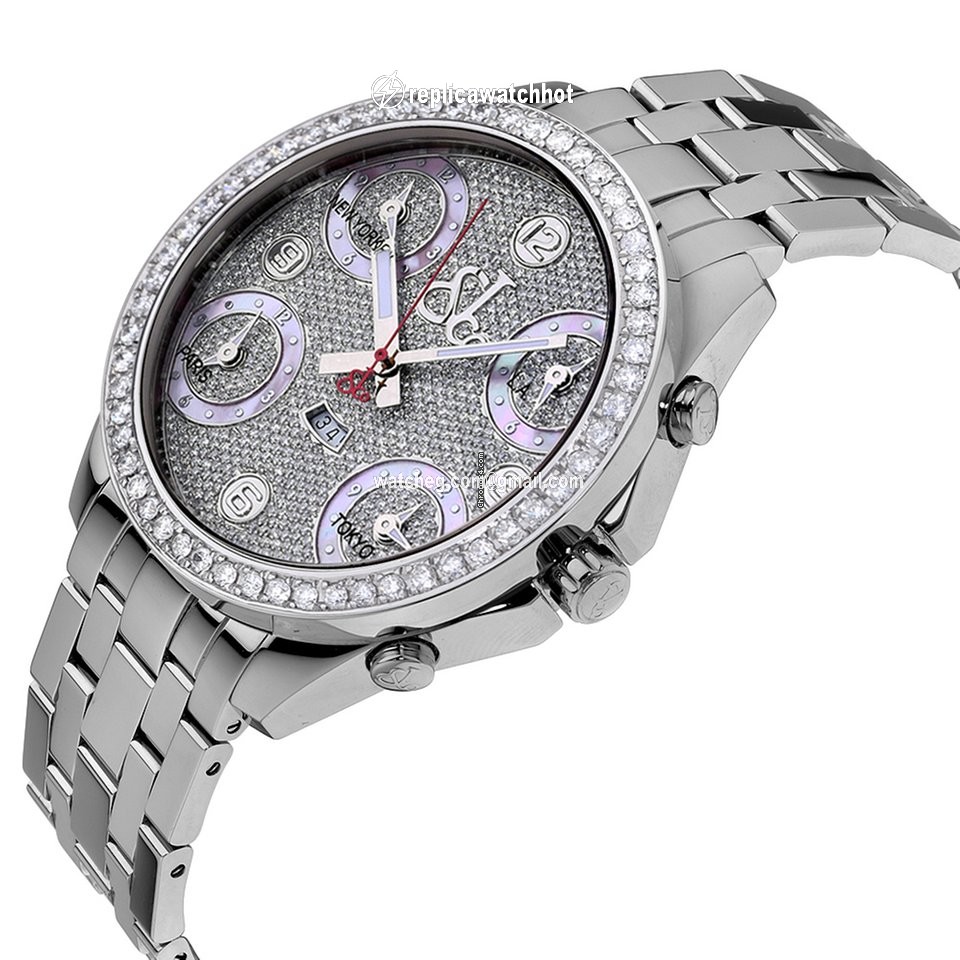 Jacob & Co. Five Time Zone Mens watch Unisex Quartz Steel JC30Y 3