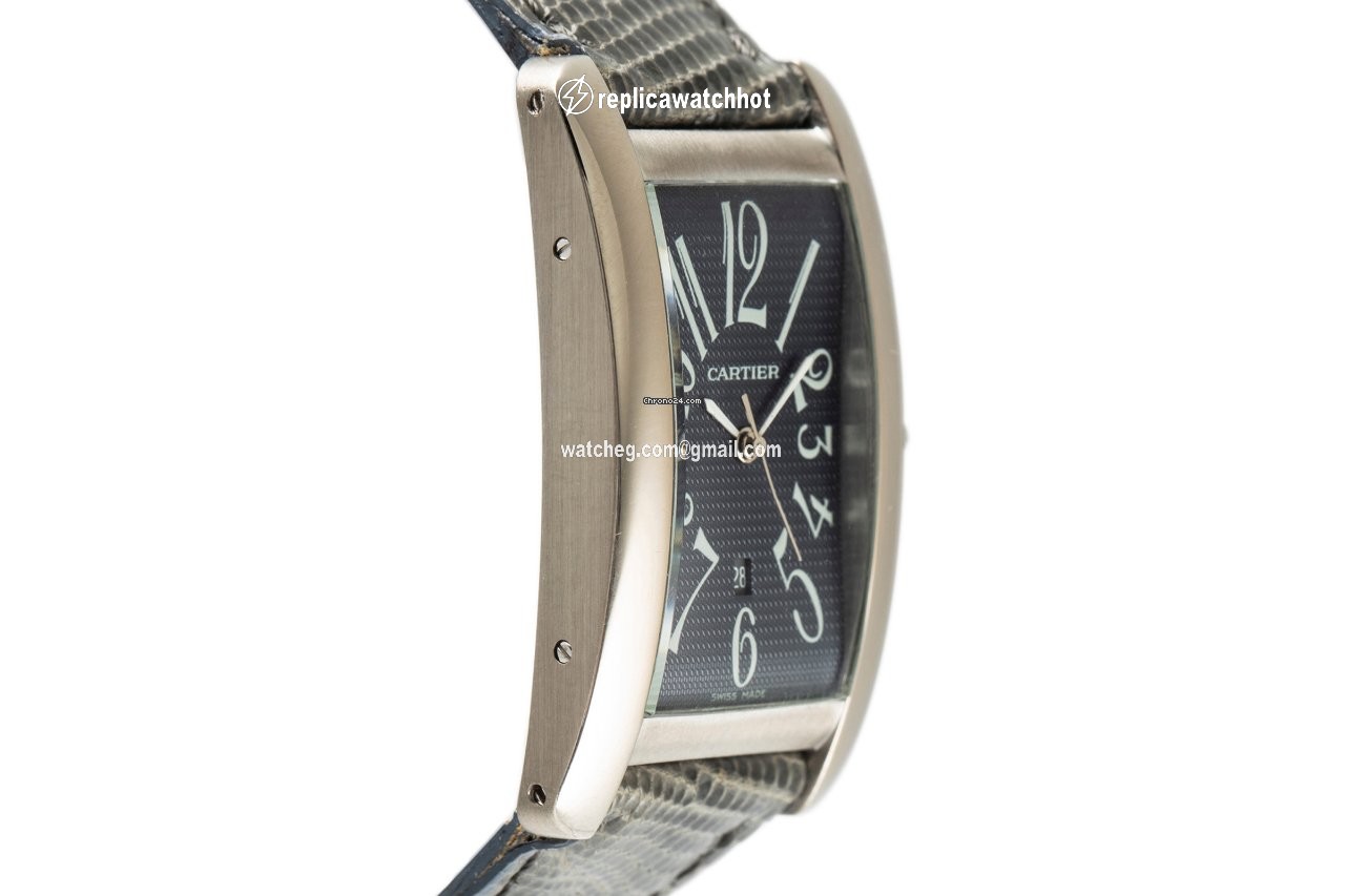 Cartier Tank Americaine Mens watch Unisex Automatic White gold 1741 3