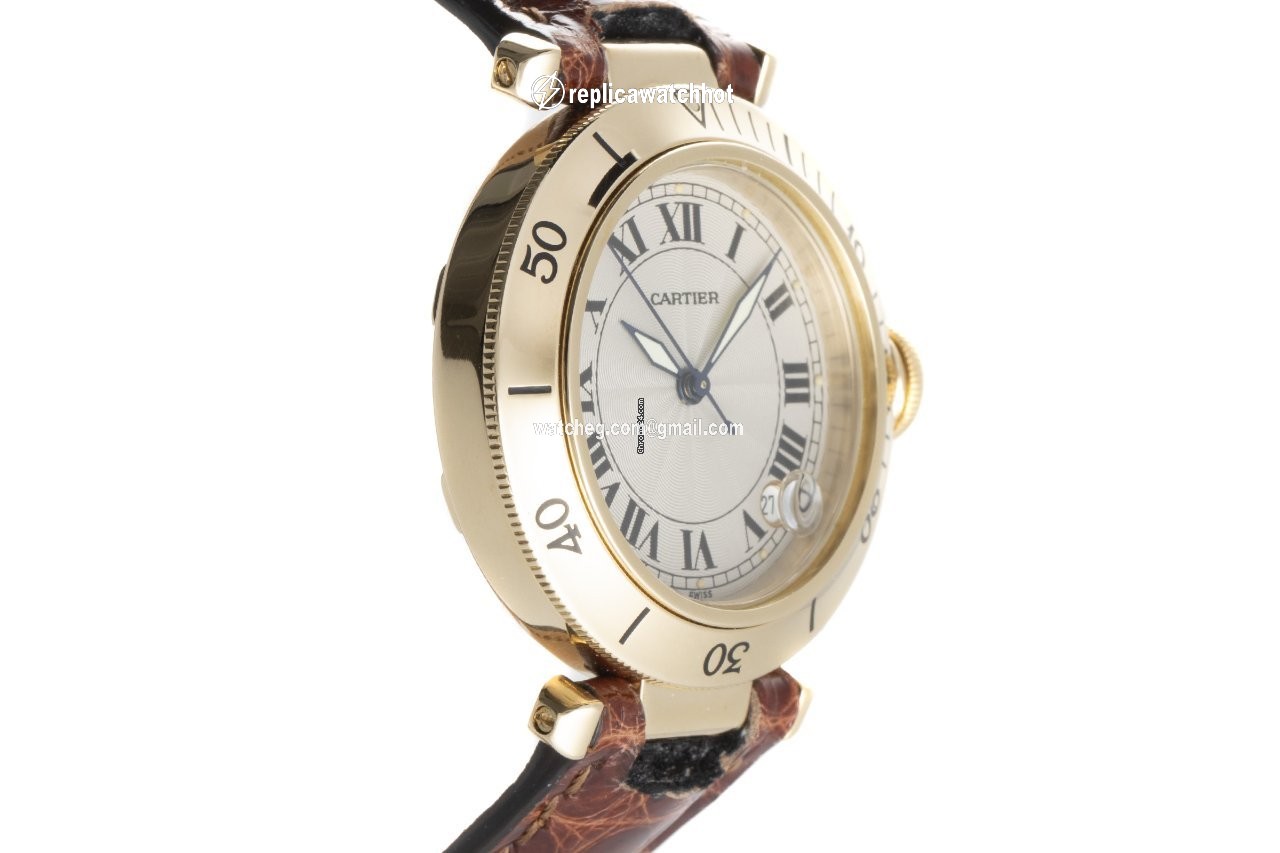 Cartier Pasha C Mens watch Unisex Automatic Yellow gold 1035 3