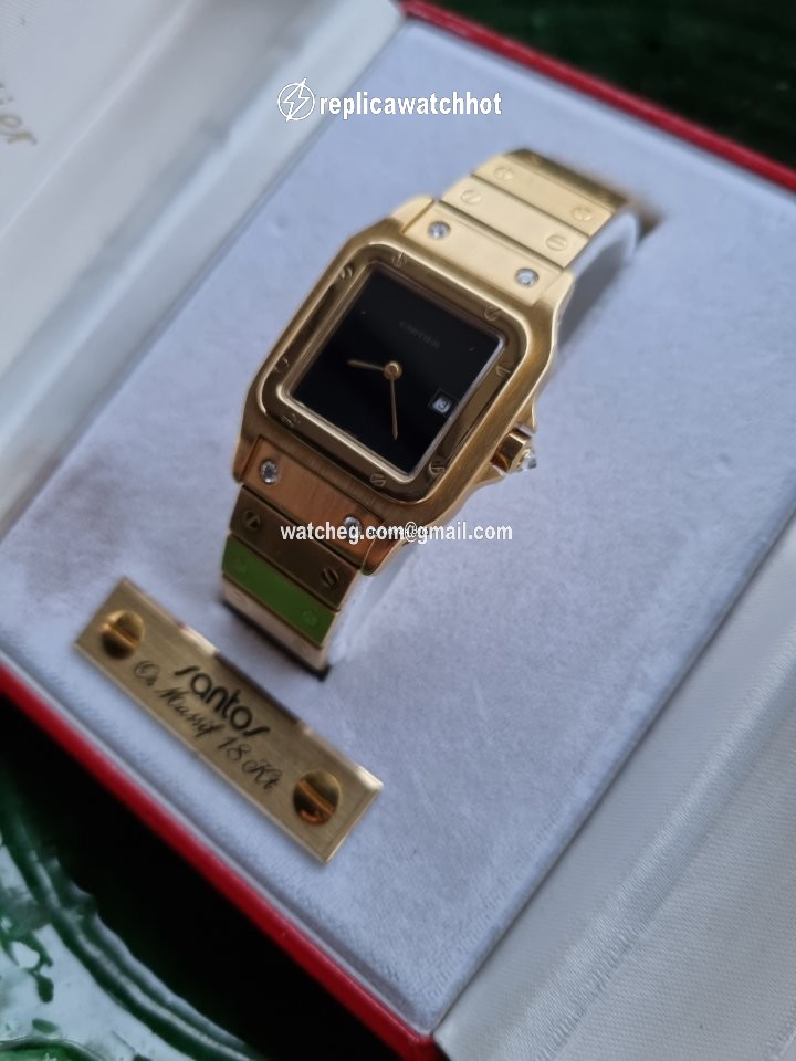 Cartier Santos Mens watch Unisex Automatic Yellow gold 2960 3