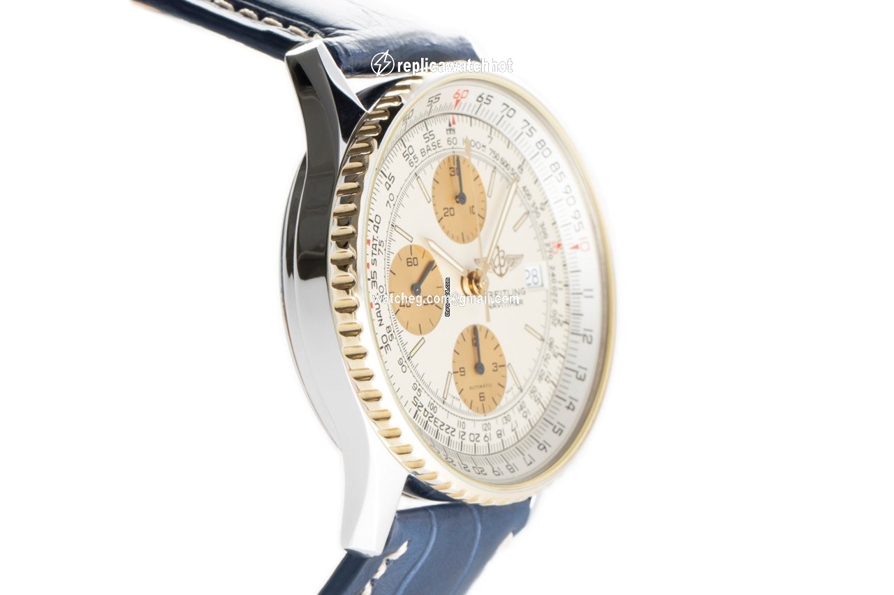 Breitling Old Navitimer Mens watch Unisex Automatic Gold Steel B13019 3