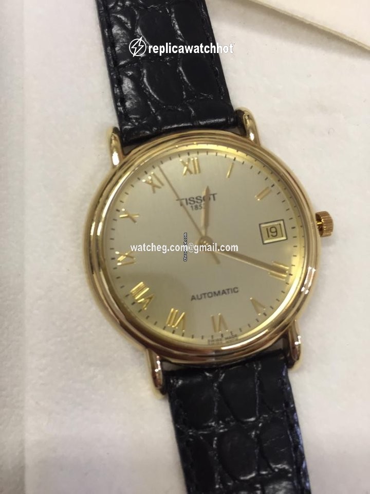 Tissot Carson Mens watch Unisex Automatic Yellow gold T71.3.430.23 3