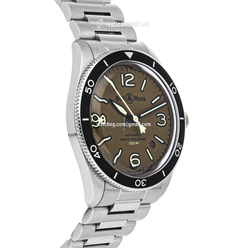 Bell & Ross BR V2 Mens watch Unisex Automatic Steel BRV292-MKA-ST SST 3