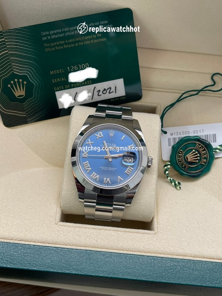 Rolex Datejust 41 Mens watch Unisex Steel Automatic 126300-0017 3