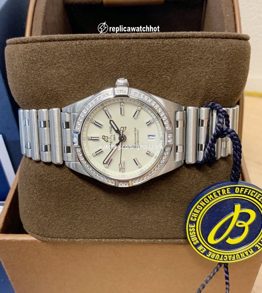 Breitling Chronomat Womens watch Quartz Steel A77310591A1A1 3