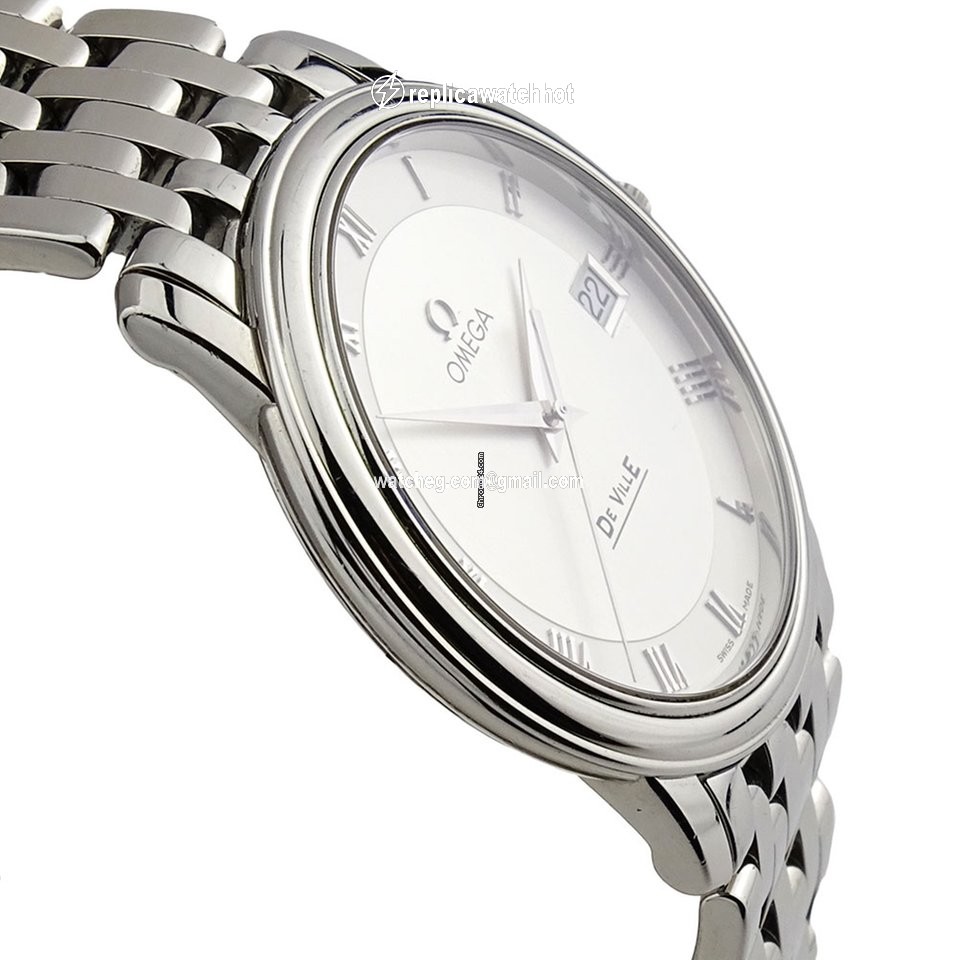Omega De Ville Prestige Mens watch Unisex Quartz Steel 4510.33.00 3