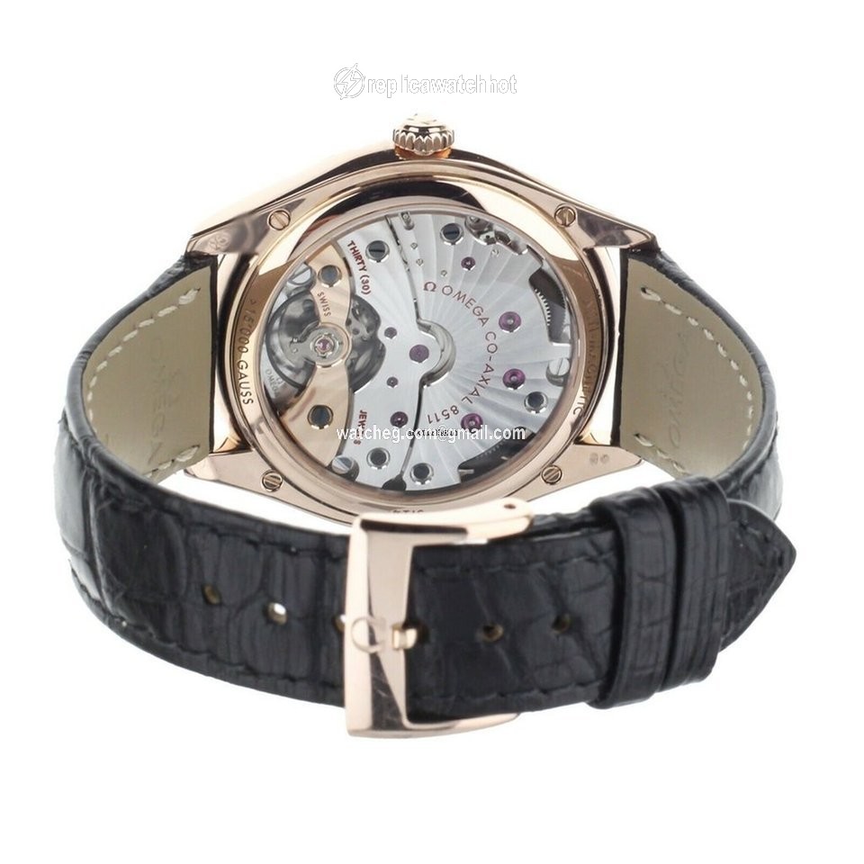 Omega De Ville Tresor Mens watch Unisex Manual winding Rose gold 43253402102002 3