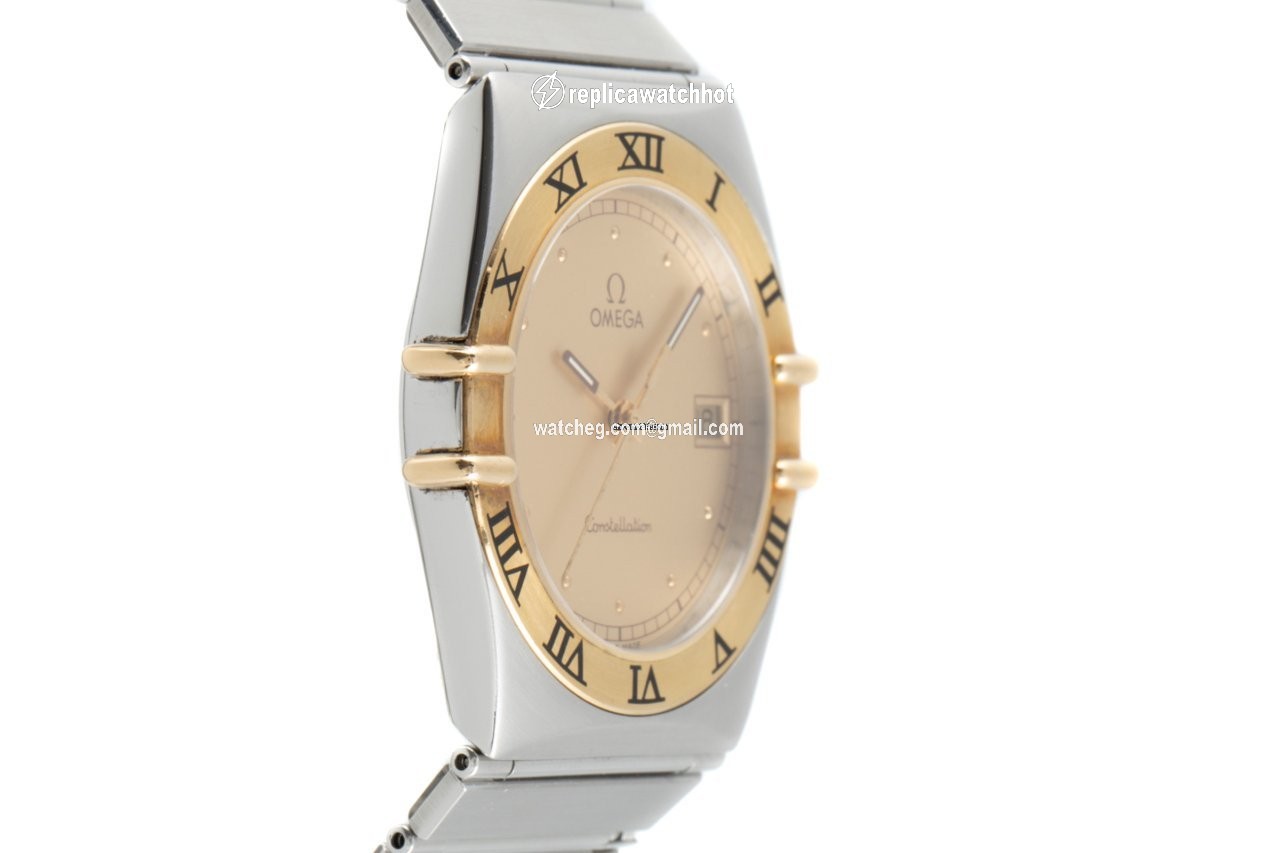 Omega Constellation Day-Date Mens watch Unisex Quartz Gold Steel 396.1070 3