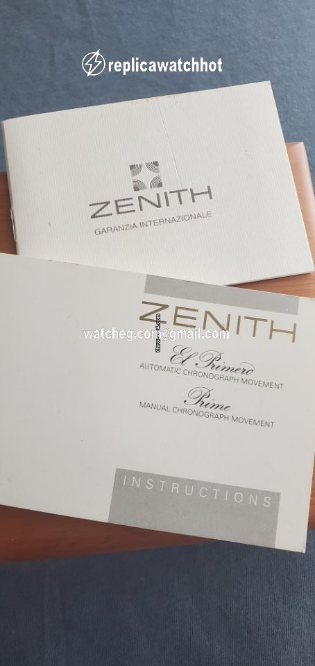 Zenith El Primero Chronograph Mens watch Unisex Manual winding Steel 01-0010.420 3