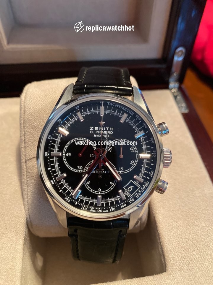 Zenith El Primero 36000 VpH Mens watch Unisex Automatic Steel 03.2080.400 21.C496 3
