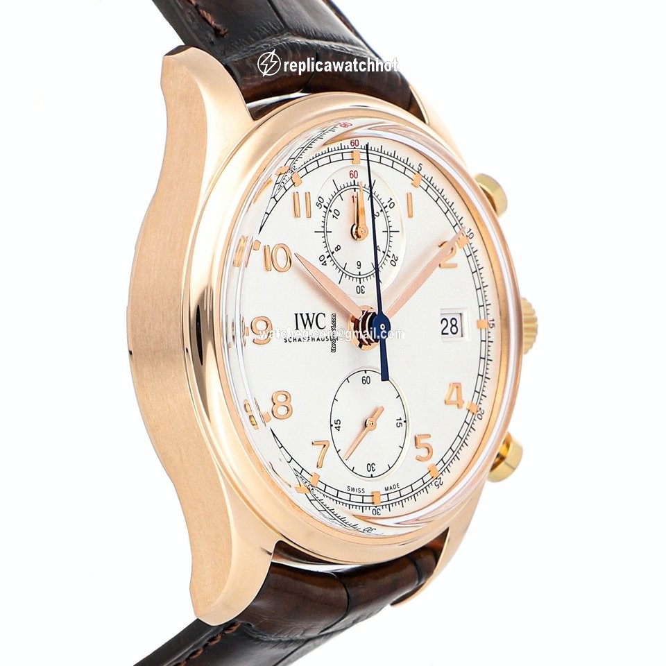 IWC Portuguese Chronograph Mens watch Unisex Automatic Rose gold IW3904-02 3