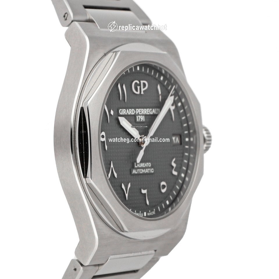 Girard Perregaux Laureato Mens watch Unisex Automatic Steel 81010-11-1748-11A 3