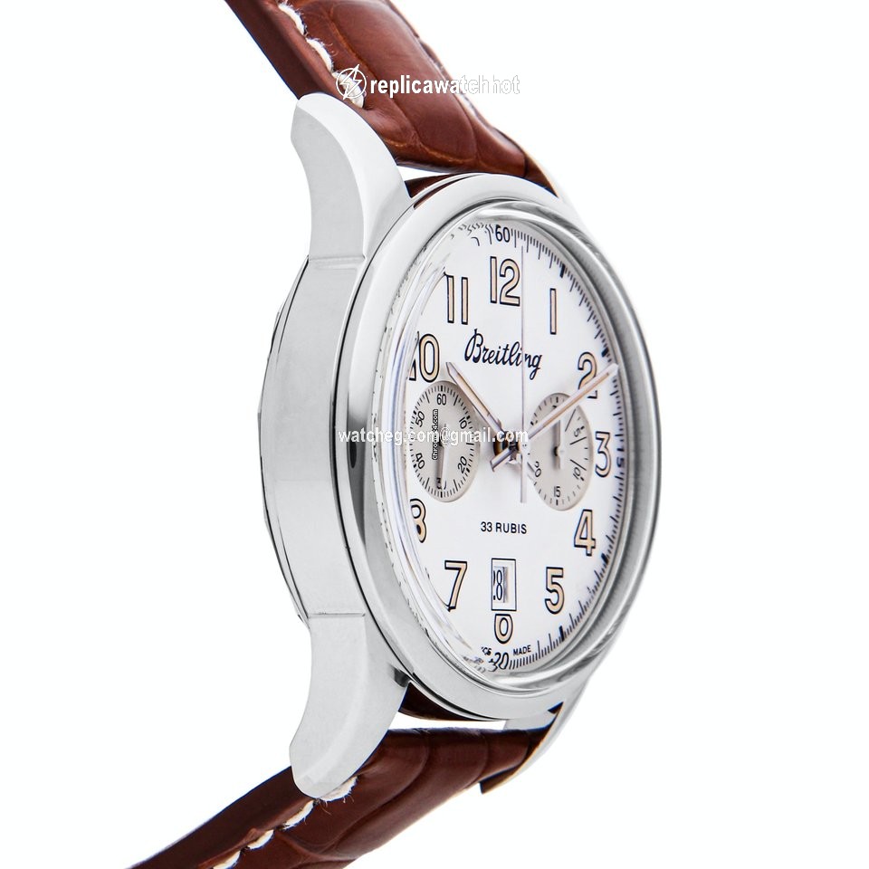 Breitling Transocean Chronograph 1915 Mens watch Unisex Manual winding Steel AB141112 G799 3