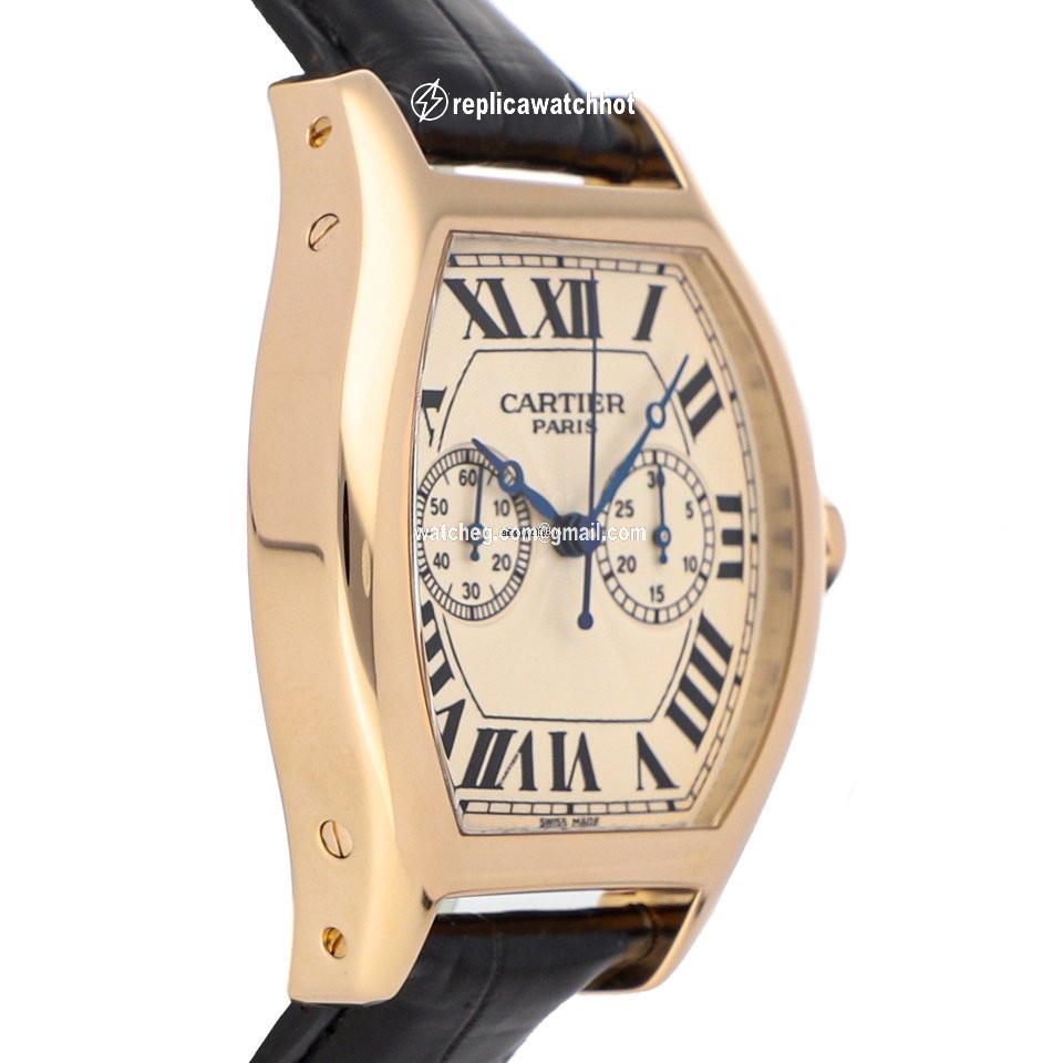 Cartier Tortue Mens watch Unisex Manual winding Rose gold W1547451 3