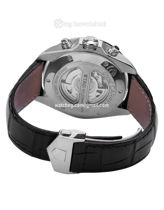 TAG Heuer Grand Carrera Mens watch Unisex Automatic Steel CAV511A.FC6225 3