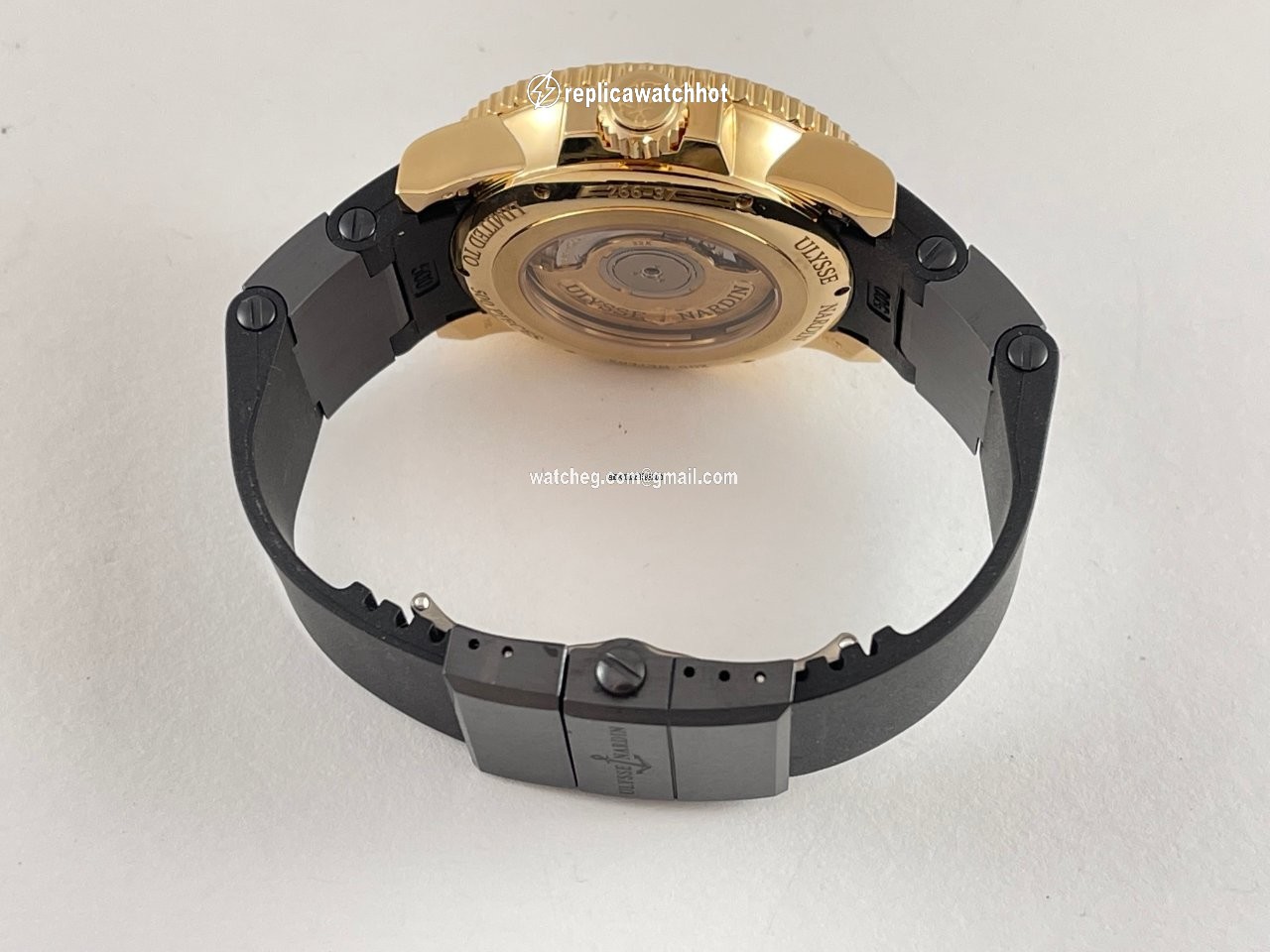 Ulysse Nardin Maxi Marine Diver Mens watch Unisex Automatic Rose gold 266-37 3
