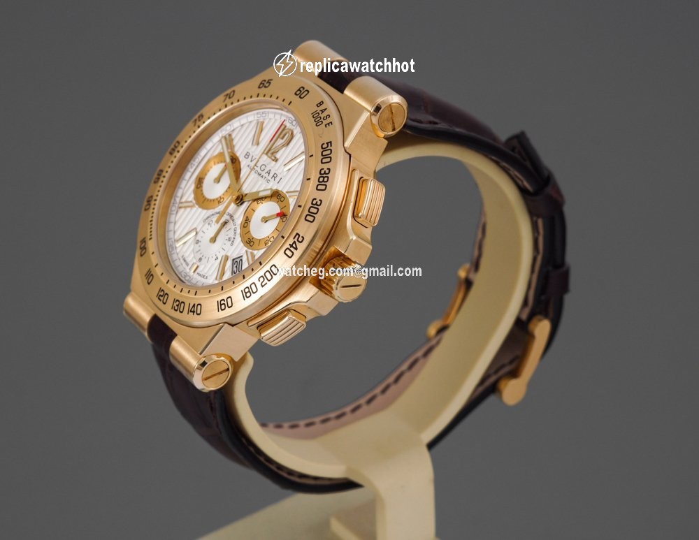 Bulgari Diagono Mens watch Unisex Automatic Yellow gold DP42GCH 3