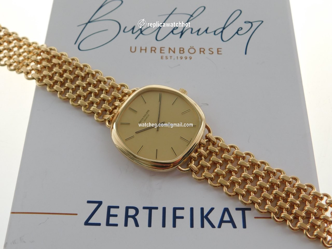 Patek Philippe Golden Ellipse Mens watch Unisex Automatic Yellow gold 3861 2 3
