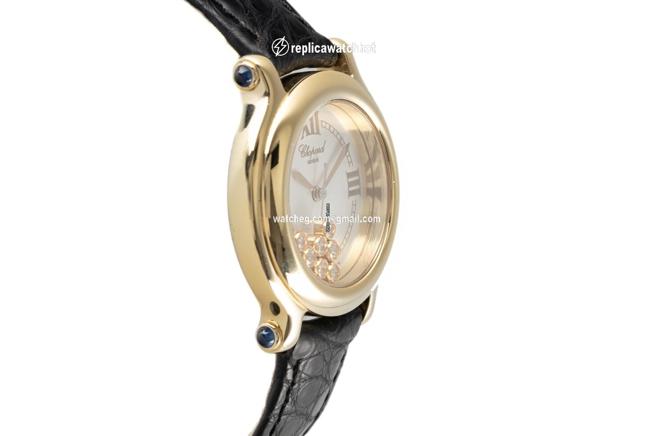 Chopard Happy Sport Womens watch Quartz Yellow gold 27 6137.23 3