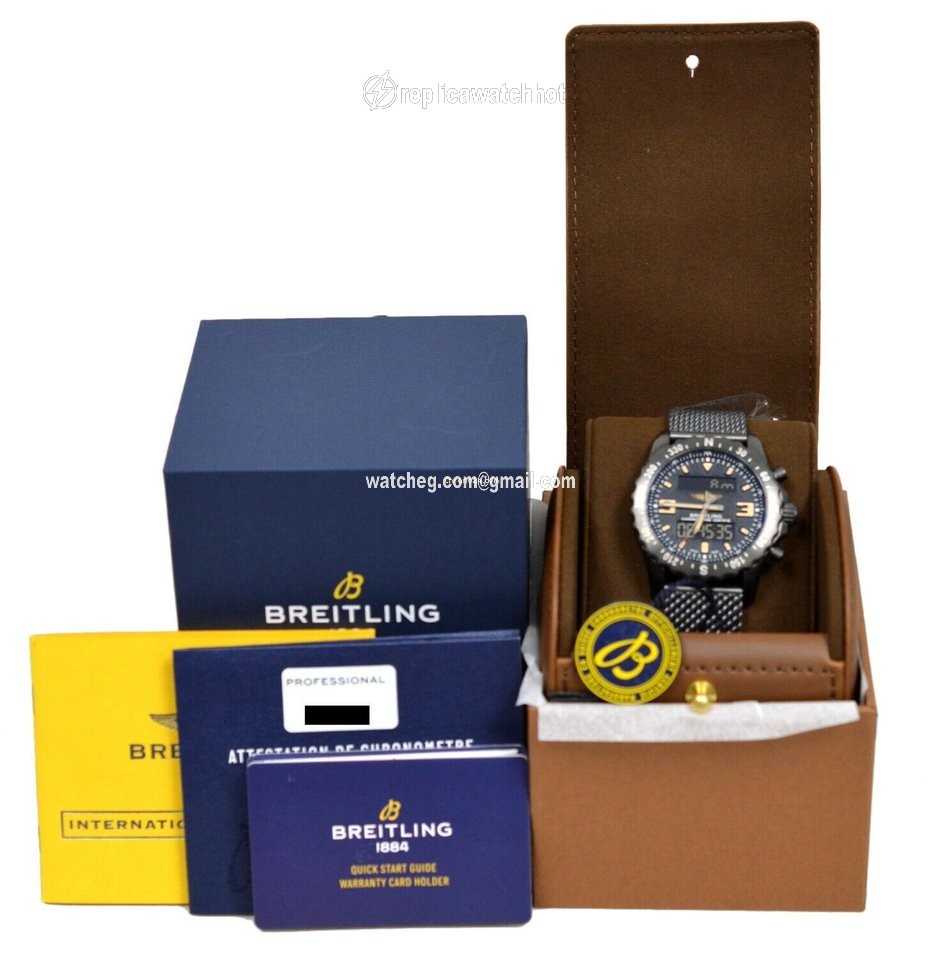 Breitling Chronospace Military Mens watch Unisex Quartz Steel M7836622-BD39 3