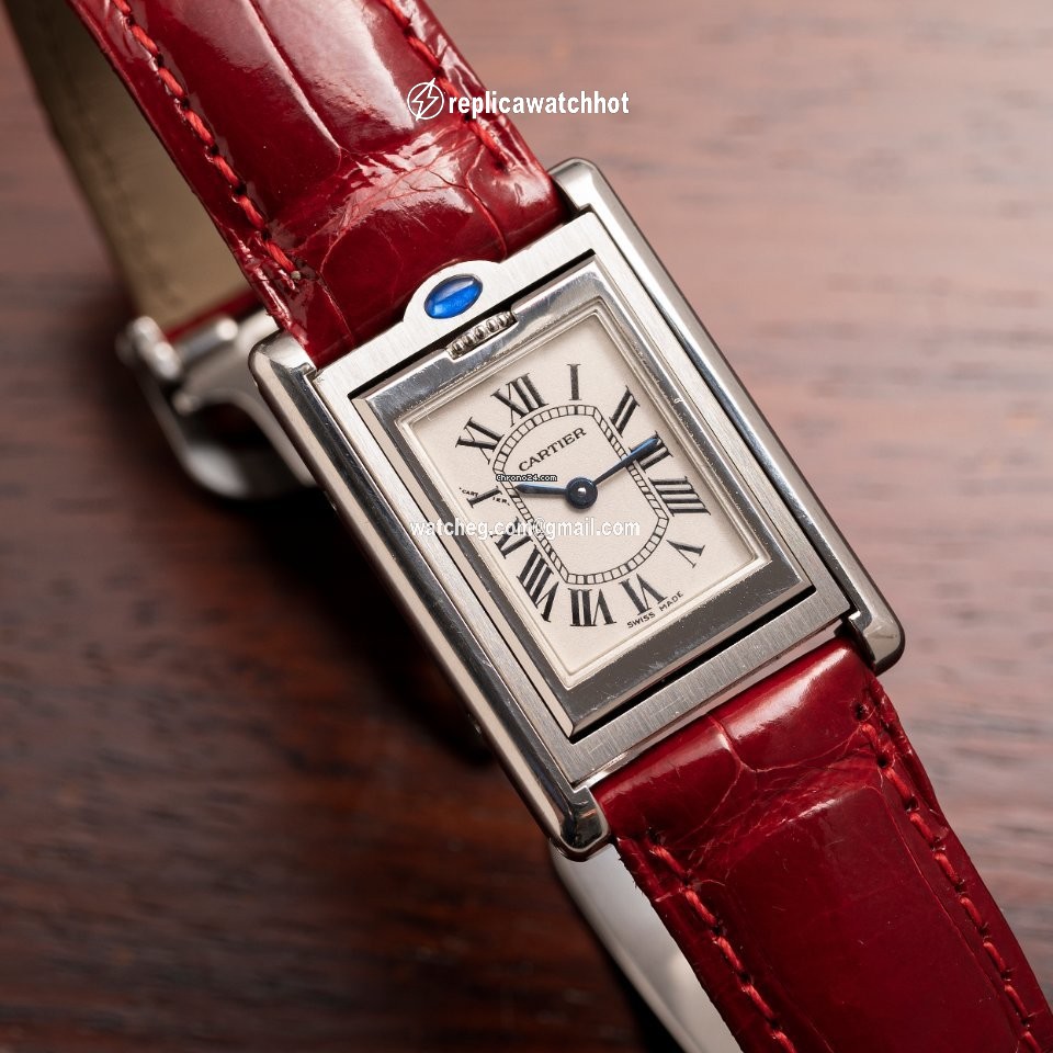 Cartier Tank Womens watch Quartz Steel 2386 3