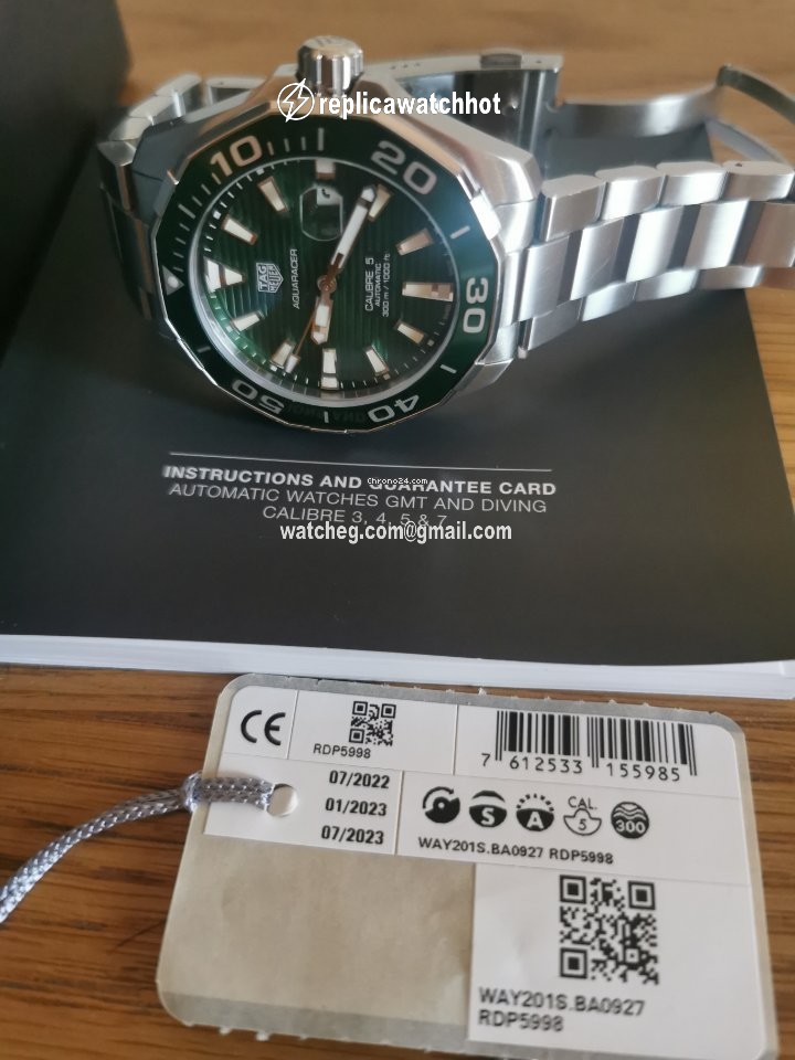 TAG Heuer Aquaracer 300M Mens watch Unisex Automatic Steel WAY201S.BA0927 3