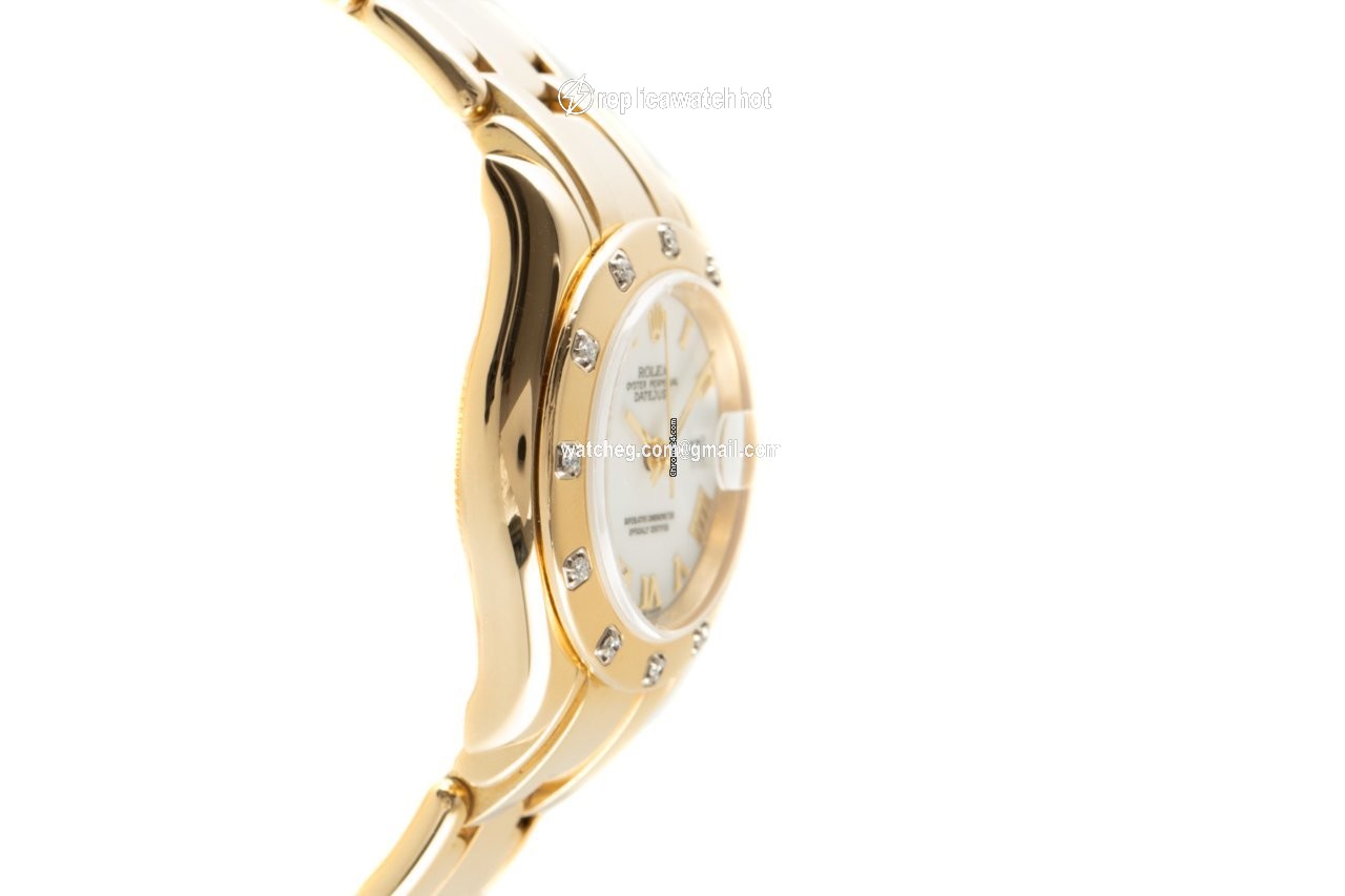 Rolex Lady-Datejust Pearlmaster Womens watch Yellow gold Automatic 69318 3