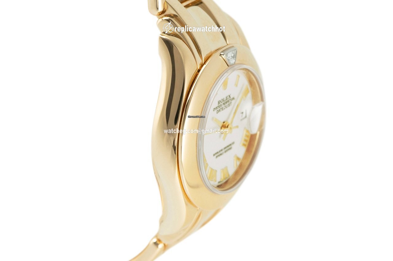 Rolex Pearlmaster Womens watch Yellow gold Automatic 69328 3