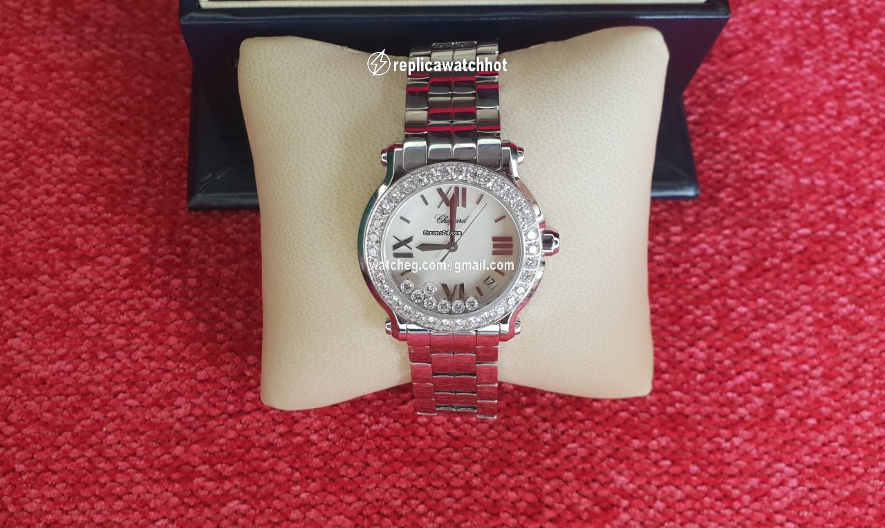 Chopard Happy Sport Womens watch Quartz Gold Steel 278478-2002 3
