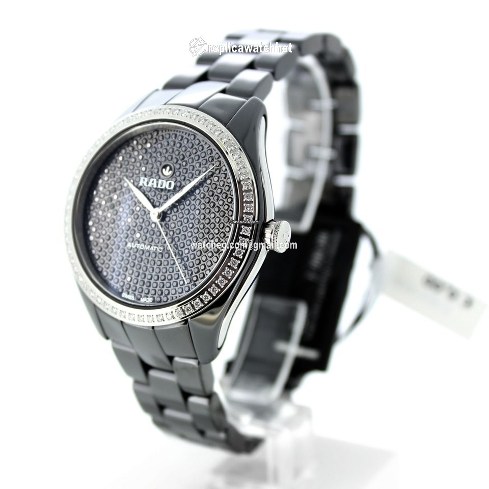 Rado HyperChrome Diamonds Womens watch Automatic Ceramic R32482722 3