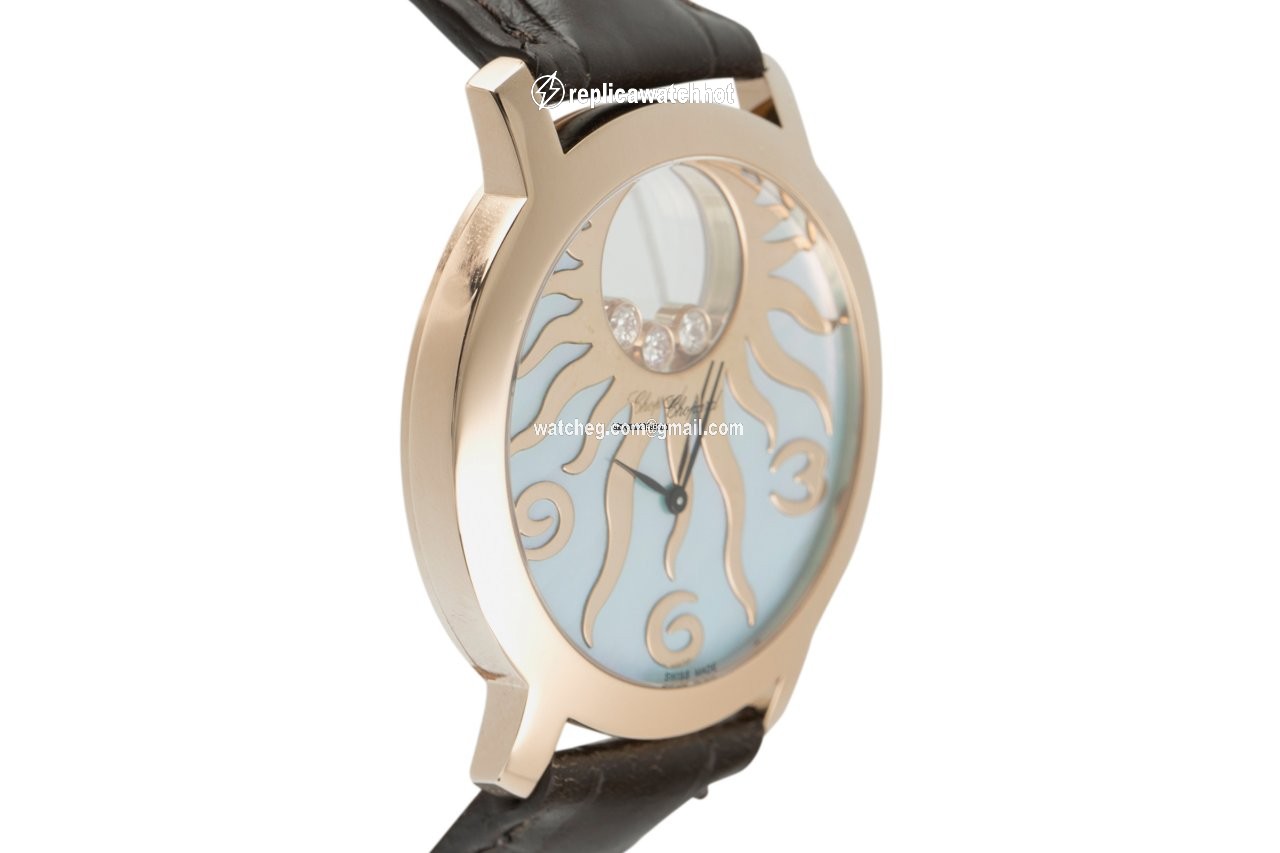 Chopard Happy Diamonds Womens watch Quartz Red gold 20 7469 3