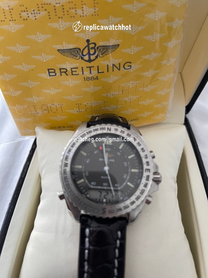 Breitling Pluton Mens watch Unisex Quartz Steel A51038 3