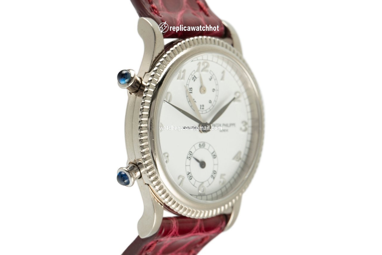 Patek Philippe Travel Time Womens watch Automatic White gold 4864 3