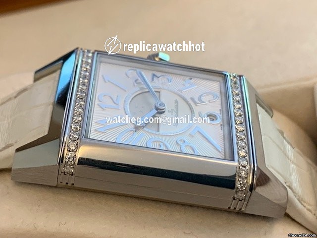 Jaeger-LeCoultre Reverso Squadra Lady Duetto Womens watch Automatic Steel 705.84.20 3