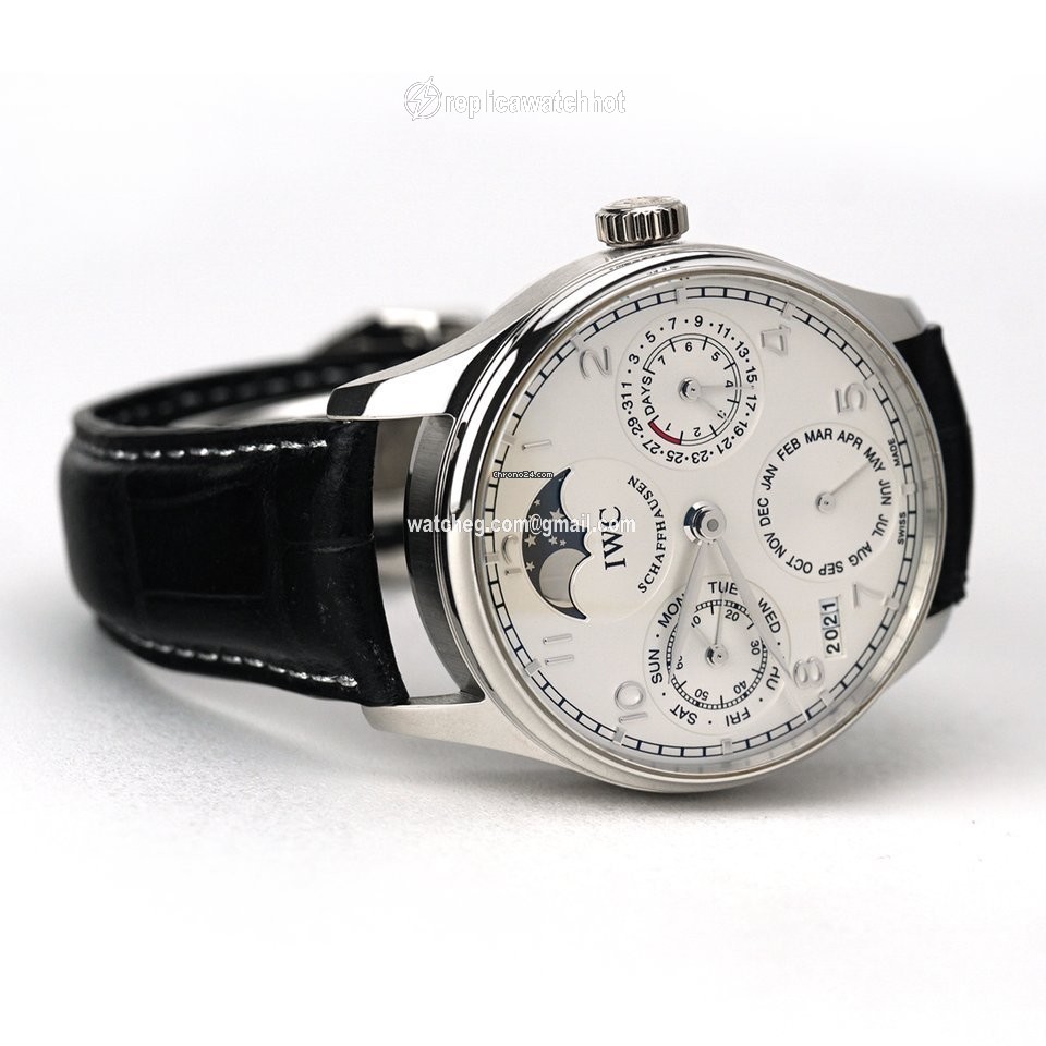 IWC Portuguese Perpetual Calendar Automatic Platinum IW502219 3